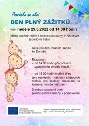 Pozvánka - Den plný zážitků - 29.5.2022