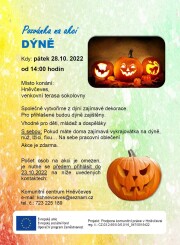 Pozvánka - tvořivé dílny - DÝNĚ - 28.10.2022