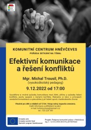 Efektivní komunikace a řešení konfliktů - 9.12.2022