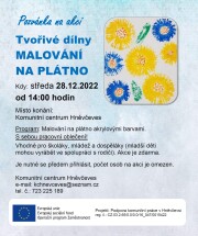 Tvořivé dílny - malování na plátno 28.12.2022