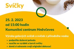 Pozvánka tvořivé dílny - 25.2.2023