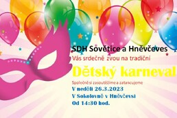 Dětský karneval 26.3.2023