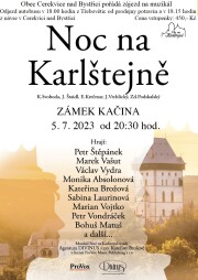 Noc na Karlštejně - 5.7.2023 - Zámek Kačina