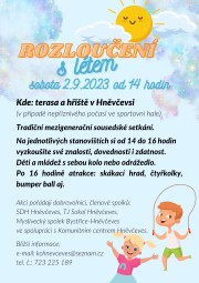 Rozloučení s létem - 2.9.2023