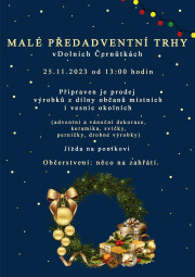 Pozvánka Předadventní trhy - 25.11.2023