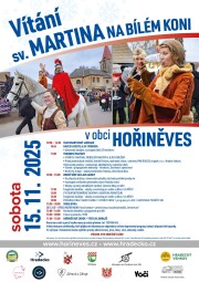 Vítání sv. Martina na bílém koni - Hořiněves 15.11.2025