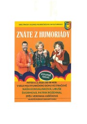 Znáte z HUMORIÁDY - Stračov, 6.2.2026