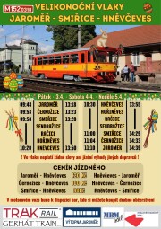 Velikonoční vlak 3.4. - 5.4.2026