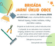 Brigáda - jarní úklid obce 28.3.2026