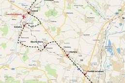 Nepřetržitá výluka traťové koleje v úseku  Hradec Králové hl.n. - Hněvčeves ; 17.- 23.4.2019