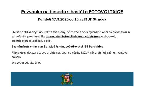 Informace k akci